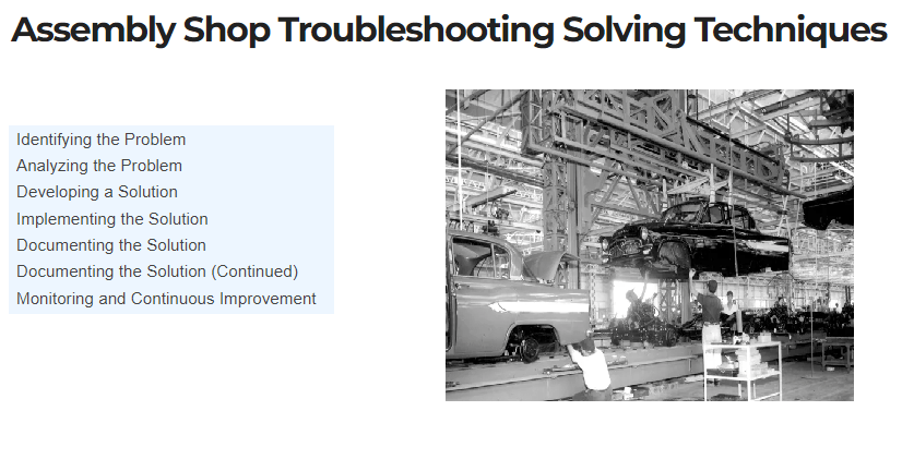 troubleshooting