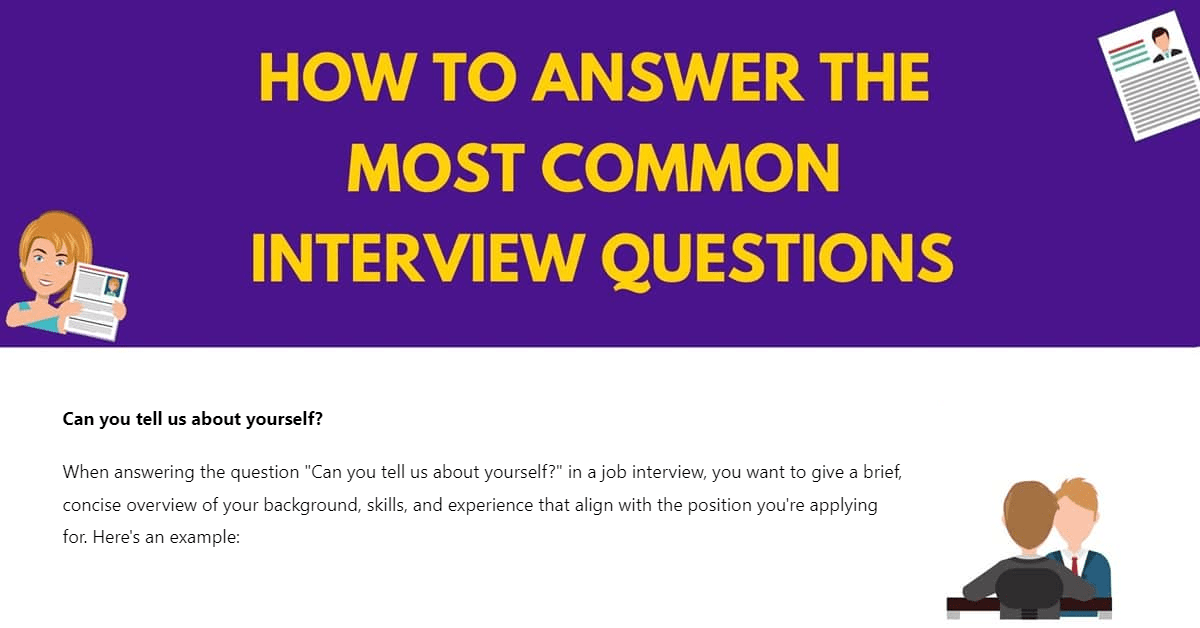 comman interview questions